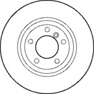 Тормозной диск BENDIX 562188B