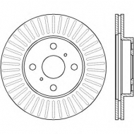Тормозной диск BENDIX 562409B