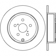Тормозной диск BENDIX 562418B