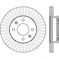 Тормозной диск BENDIX 562425B