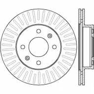 Тормозной диск BENDIX 562428B
