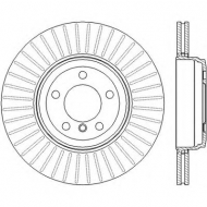 Тормозной диск BENDIX 562437B