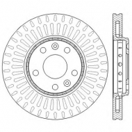 Тормозной диск BENDIX 562450B