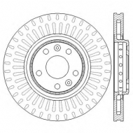 Тормозной диск BENDIX 562596BC
