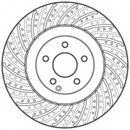 Тормозной диск BENDIX 562678BC