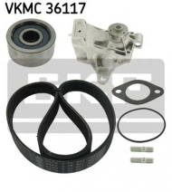 Комплект водяного насоса / ручейковых ремней SKF VKMC 36117