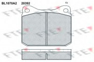 Комплект тормозных колодок FTE BL1070A2