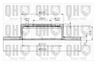 Тормозной диск QUINTON HAZELL BDC3504