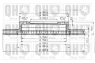 Тормозной диск QUINTON HAZELL BDC3563