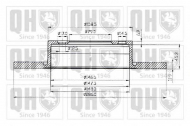 Тормозной диск QUINTON HAZELL BDC3803