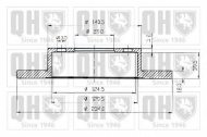 Тормозной диск QUINTON HAZELL BDC3820