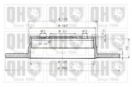 Тормозной диск QUINTON HAZELL BDC4541