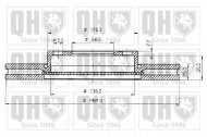 Тормозной диск QUINTON HAZELL BDC4731