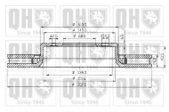 Тормозной диск QUINTON HAZELL BDC4810