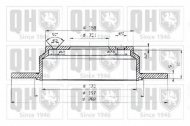 Тормозной диск QUINTON HAZELL BDC4840
