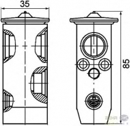 Клапан HELLA 8UW 351 000-181