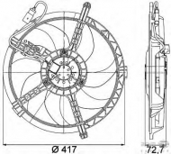 Вентилятор HELLA 8EW 351 042-741