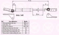 Газовая пружина KLOKKERHOLM 68137121