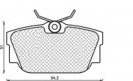 Комплект тормозных колодок MAGNETI MARELLI 430216171266