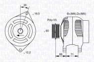 Генератор MAGNETI MARELLI 063321625010