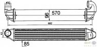 Теплообменник BEHR HELLA SERVICE 8ML 376 911-411
