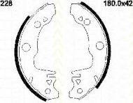 Комлект тормозных накладок TRISCAN 8100 10228