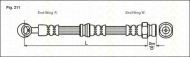 Шлангопровод TRISCAN 8150 43206