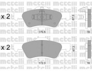 Комплект тормозных колодок METELLI 22-0906-0