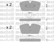 Комплект тормозных колодок METELLI 22-0916-0