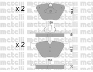 Комплект тормозных колодок METELLI 22-0918-0