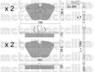 Комплект тормозных колодок METELLI 22-0918-0K