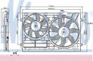 Вентилятор NISSENS 85644