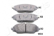 Комплект тормозных колодок JAPANPARTS PA-W15AF