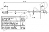 Газовая пружина BUGIAD BGS11159