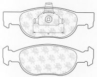 Комплект тормозных колодок QH Benelux BP1236