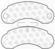 Комплект тормозных колодок QH Benelux BP675