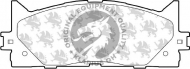 Комплект тормозных колодок QH Benelux BP1611