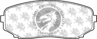 Комплект тормозных колодок QH Benelux BP1625