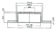 Тормозной диск QH Benelux BDC1069