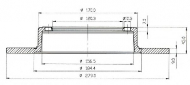 Тормозной диск QH Benelux BDC3200