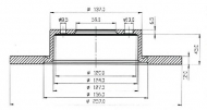 Тормозной диск QH Benelux BDC3440