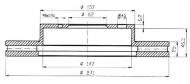Тормозной диск QH Benelux BDC3926