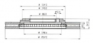 Тормозной диск QH Benelux BDC3955