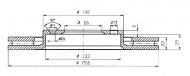 Тормозной диск QH Benelux BDC5240