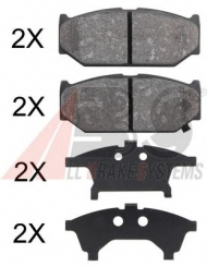 Комплект тормозных колодок A.B.S. 37919