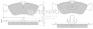 Комплект тормозных колодок FLENNOR FB210272