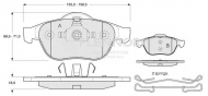 Комплект тормозных колодок FLENNOR FB210589