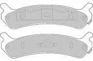 Комплект тормозных колодок NECTO FD6651A