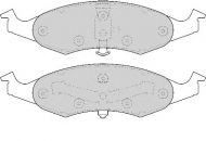 Комплект тормозных колодок NECTO FD6722A