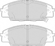 Комплект тормозных колодок NECTO FD7012A